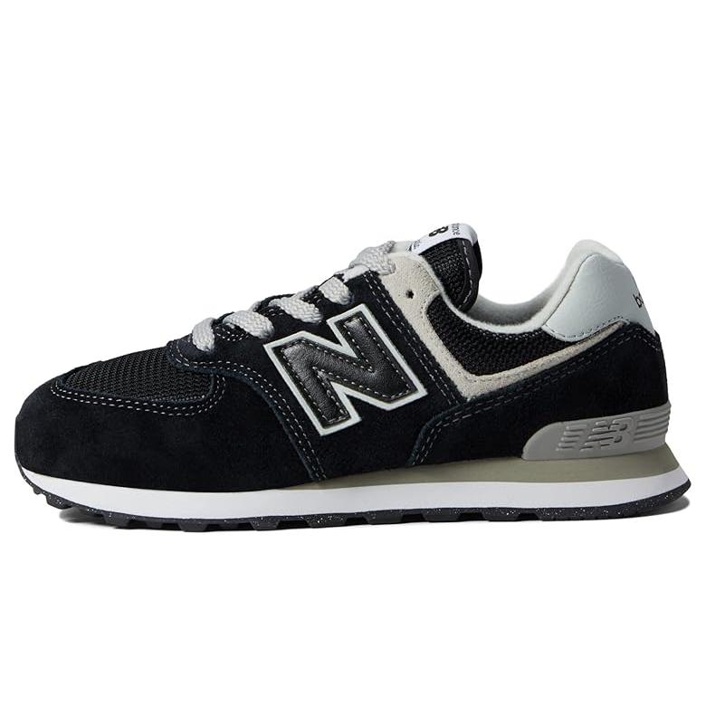 ニューバランス New Balance Kids 574 Core (Little Kid) キッズ・ジュニア スニーカー Black/White_3