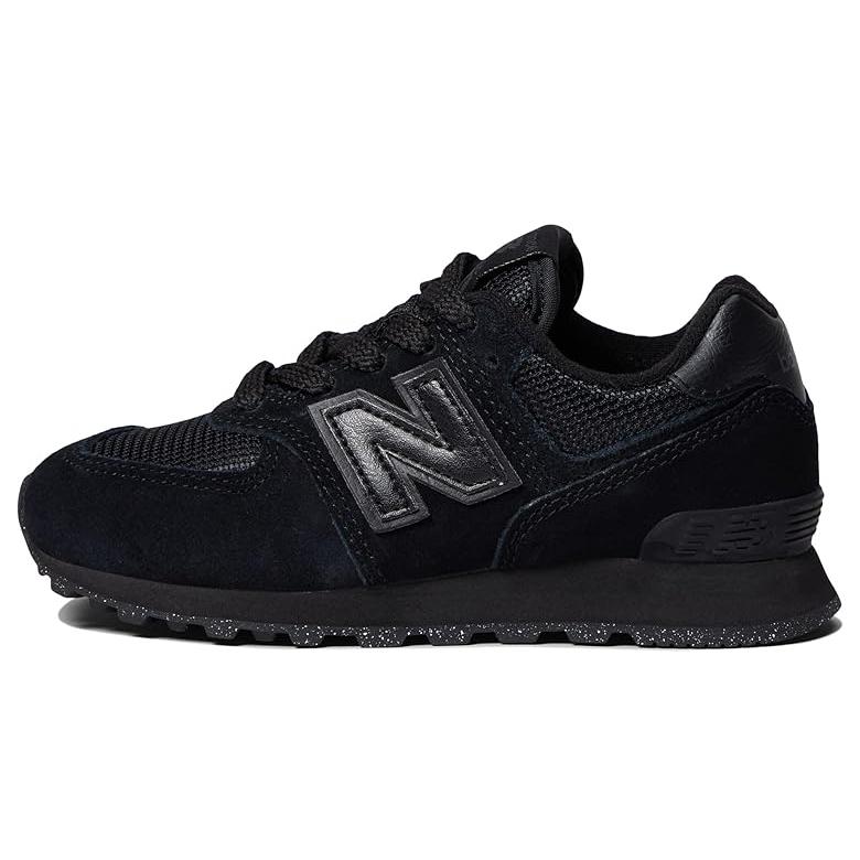 ニューバランス New Balance Kids 574 Core (Little Kid) キッズ・ジュニア スニーカー Black/Black_3