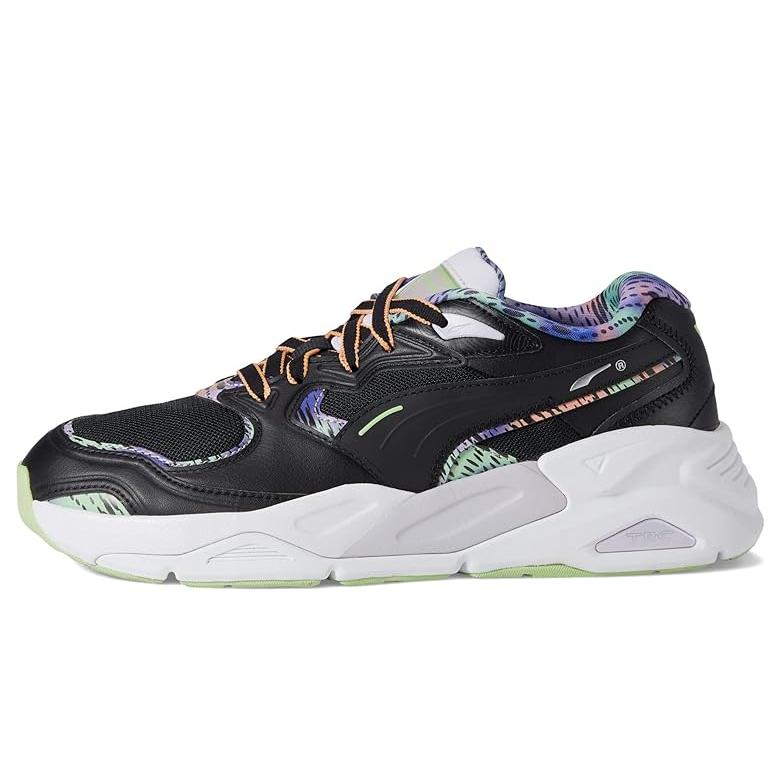 プーマ PUMA TRC Mira Feelin Xtra レディース スニーカー Puma Black｜orange-orange｜04