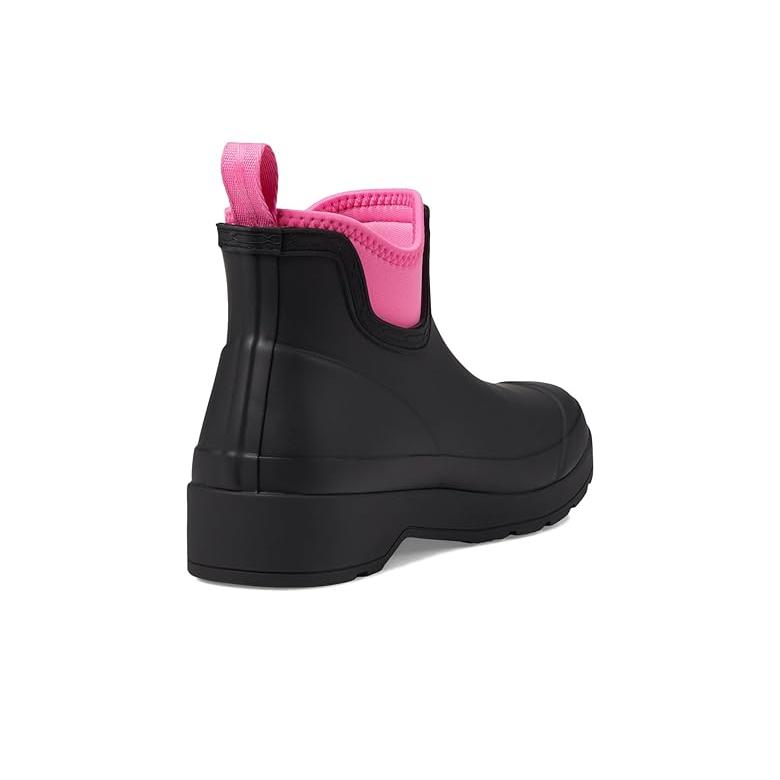 ハンター Hunter Play チェルシー Neoprene Boot レディース ブーツ Black/Highlighter Pink｜orange-orange｜05