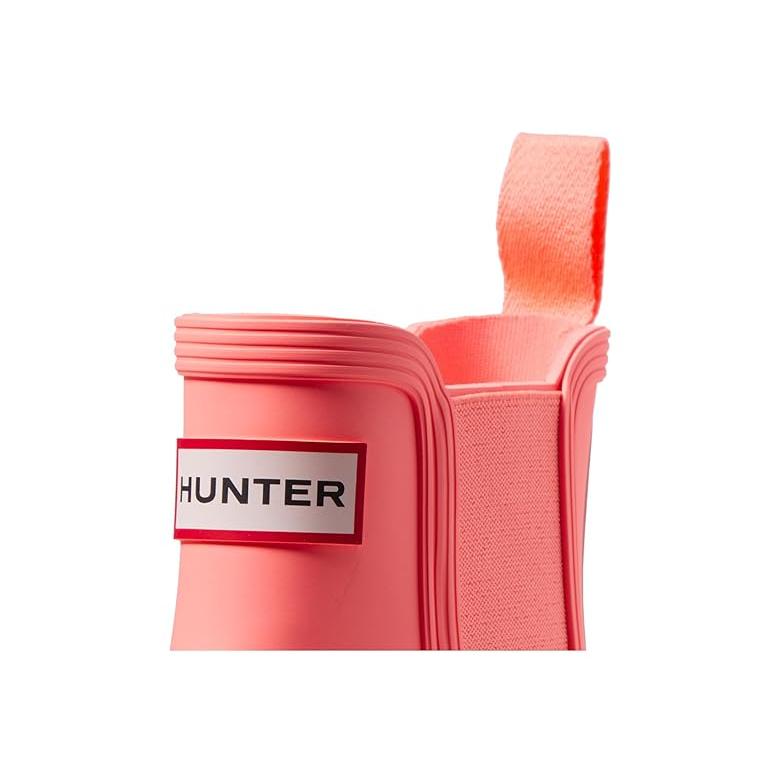 ハンター Hunter オリジナル チェルシー Logo Backstrap レディース ブーツ Orange｜orange-orange｜06