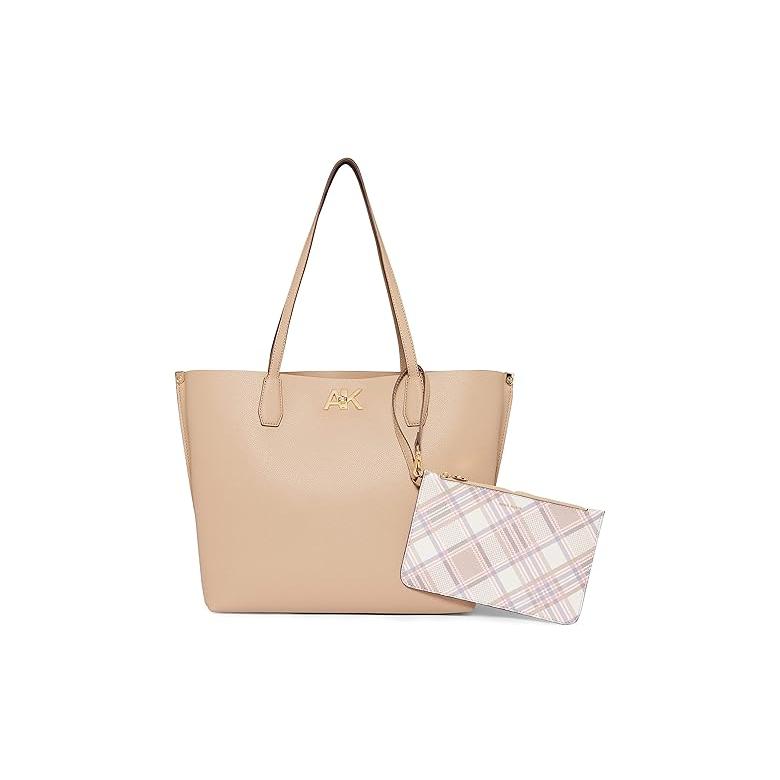 アンクライン Anne Klein Large Turnlock Tote レディース ハンドバッグ かばん Stone｜orange-orange｜02