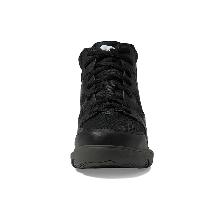 ソレル SOREL Men's  エクスプローラー Next Sneaker ミッド Waterproof メンズ スニーカー Black/Jet｜orange-orange｜02