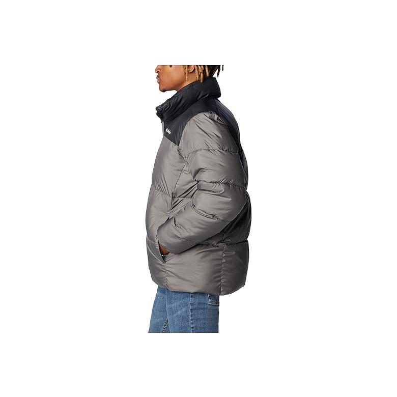 コロンビア Columbia Men's  Puffect II Jacket メンズ コート アウター City Grey/Black｜orange-orange｜02