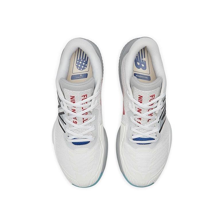 ニューバランス New Balance Fuel Cell 996v5 Pickleball メンズ スニーカー White/Grey/Team Ro｜orange-orange｜02