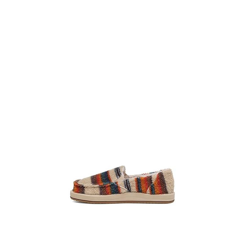 サヌーク Sanuk Donna St Warm Stripe レディース ローファー Light Multi｜orange-orange｜04