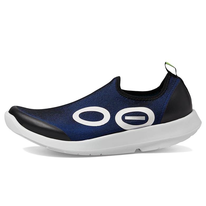 ウーフォス OOFOS Men's OOmg Sport Shoe メンズ スニーカー White/Navy｜orange-orange｜04