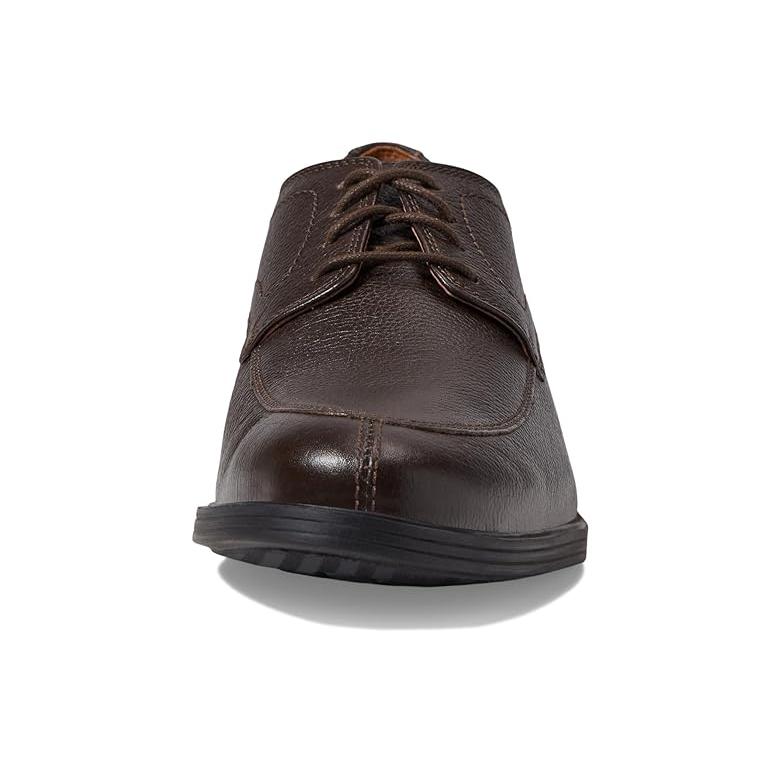 クラークス Clarks  Whiddon Apron メンズ オックスフォード Dark Brown Tumbled レザー｜orange-orange｜06