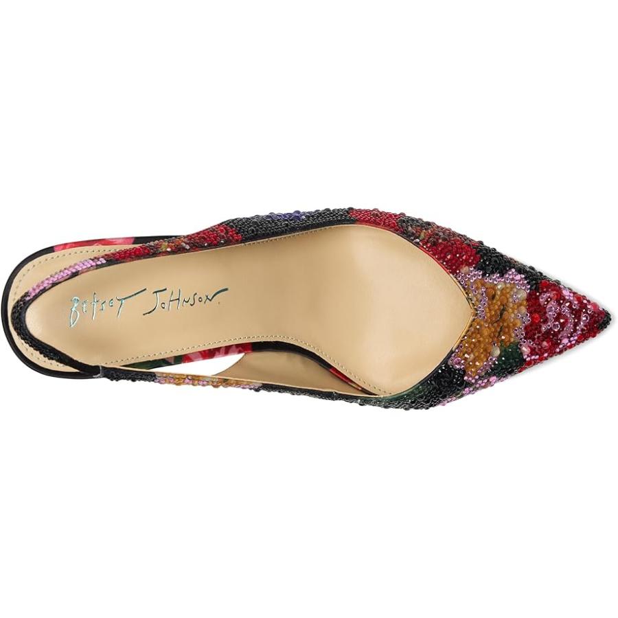 ベッツィジョンソン Blue by Betsey Johnson Clark レディース ヒール パンプス Black フラワー Multi_1