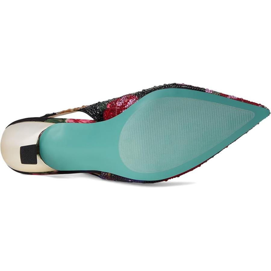 ベッツィジョンソン Blue by Betsey Johnson Clark レディース ヒール パンプス Black フラワー Multi_2
