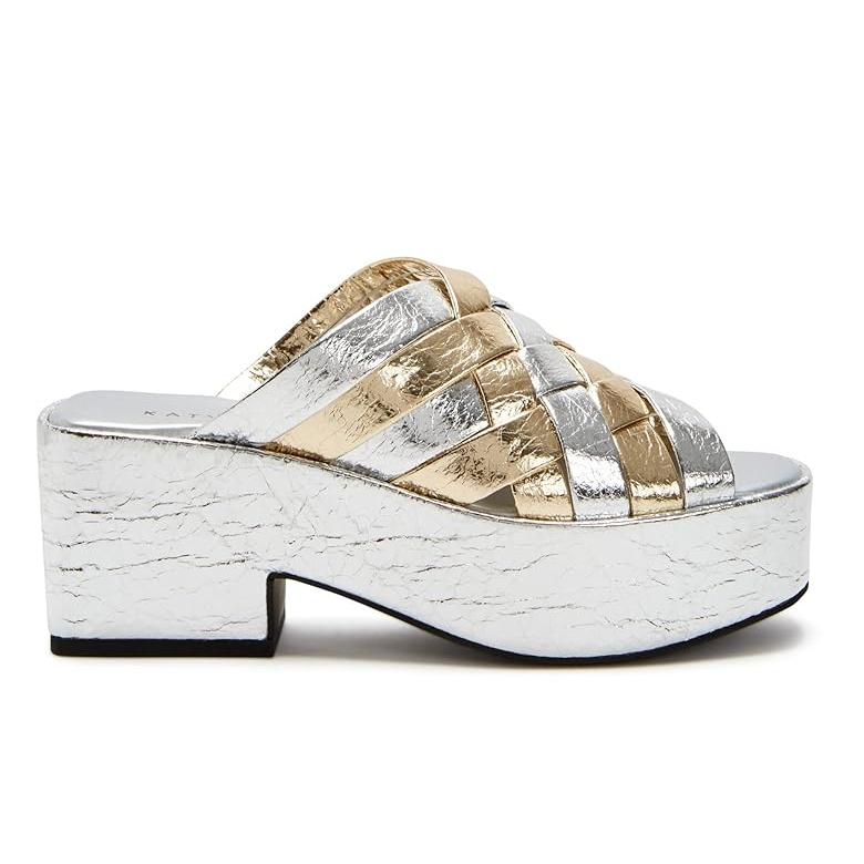 ケイティー ペリー Katy Perry The Busy Bee Crisscross スライド レディース ヒール パンプス Silver Mu_2