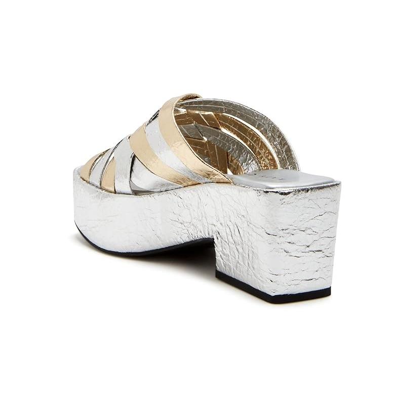 ケイティー ペリー Katy Perry The Busy Bee Crisscross スライド レディース ヒール パンプス Silver Mu_3