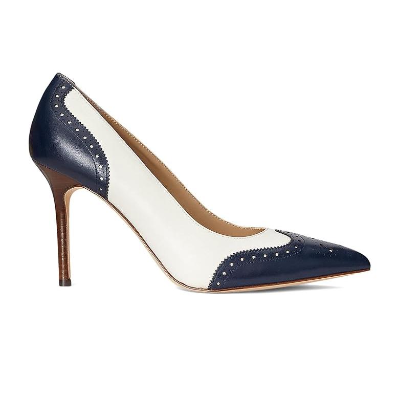 ラルフ・ローレン Lauren Ralph Lauren Lynden レディース ヒール パンプス French Navy_2
