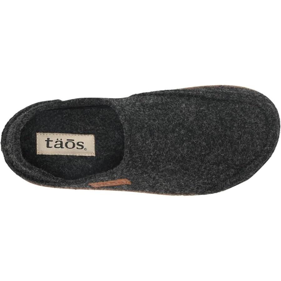 Taos Footwear  Convertawool メンズ スリッパ Blackの画像