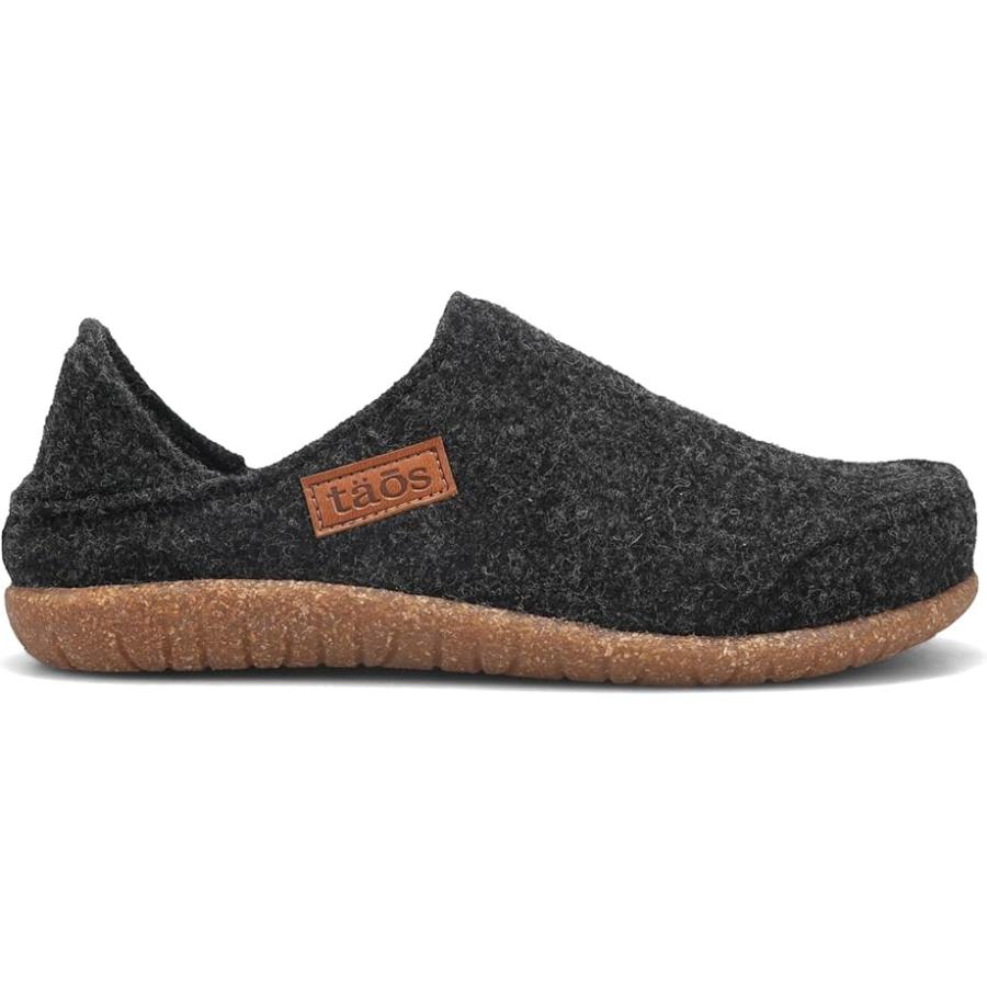 Taos Footwear  Convertawool メンズ スリッパ Blackの画像
