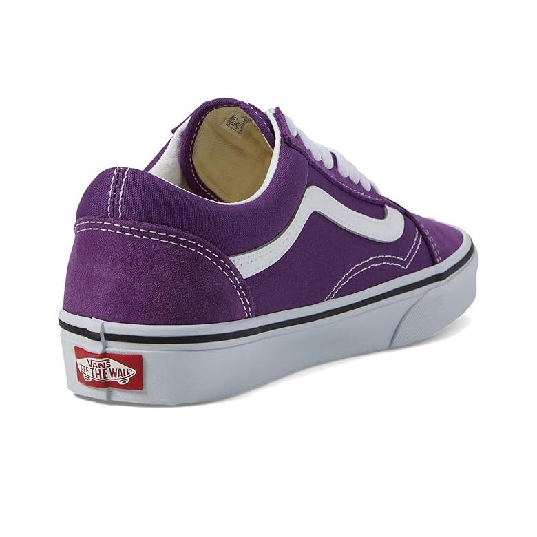 バンズ Vans オールドスクール レディース スニーカー Color Theory Purple Magic｜orange-orange｜05