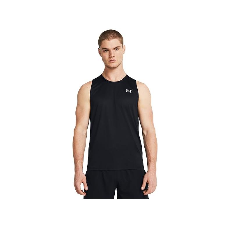 アンダー アーマー Under Armour Tech Tank Top メンズ トップス Black/White 9918713151