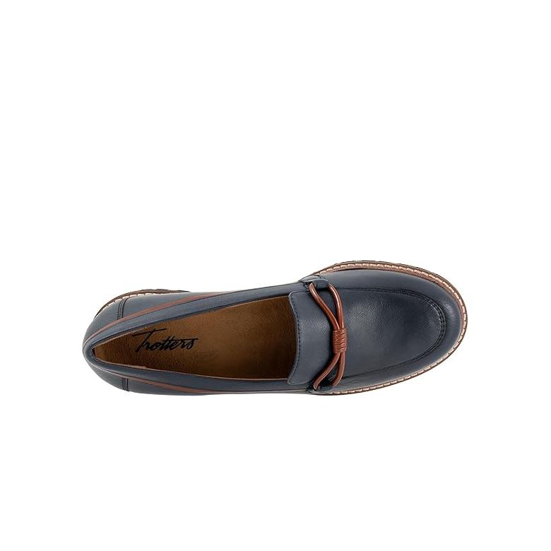 トロッターズ Trotters Fiora レディース ローファー Navy_1