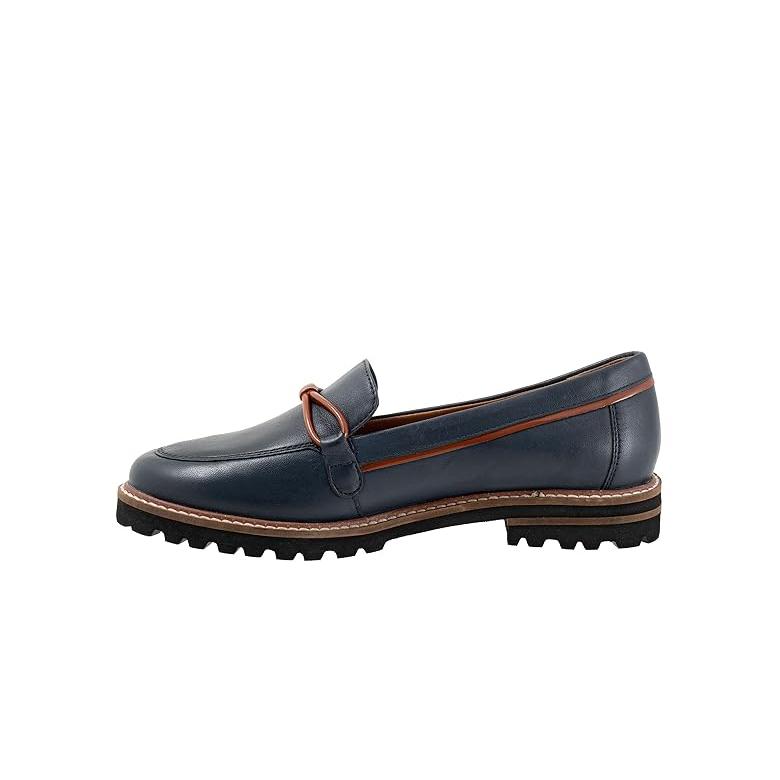 トロッターズ Trotters Fiora レディース ローファー Navy_3