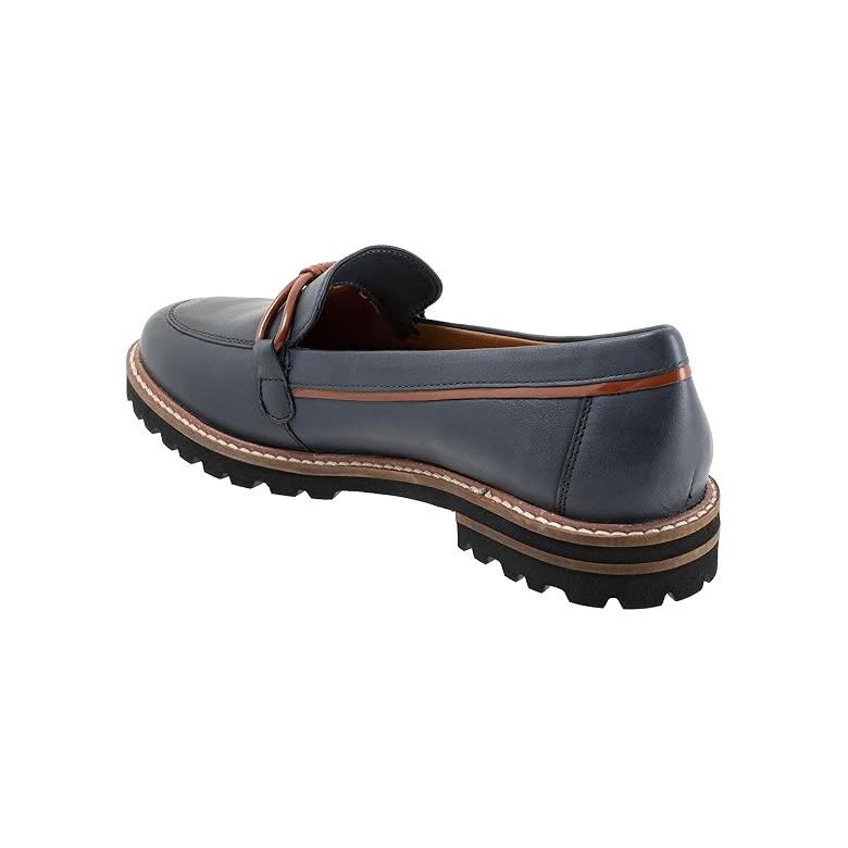 トロッターズ Trotters Fiora レディース ローファー Navy_4