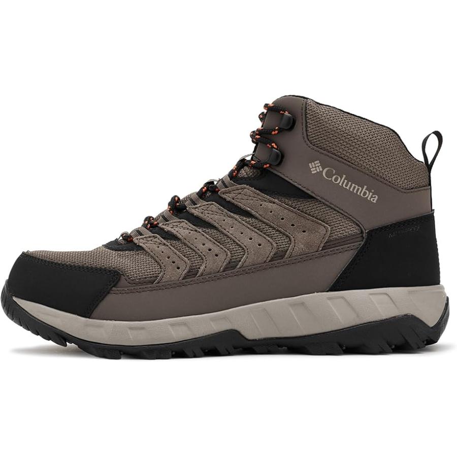 コロンビア Columbia Strata Trail ミッド Wp メンズ ハイキング Mud/Desert Sun_3