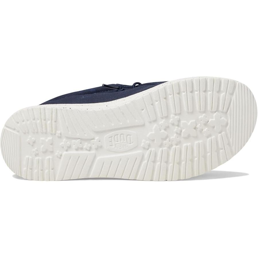 Hey Dude Kids Wally キャンバス (Little Kid/Big Kid) キッズ・ジュニア スニーカー Navy_2