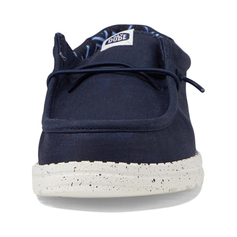 Hey Dude Kids Wally キャンバス (Little Kid/Big Kid) キッズ・ジュニア スニーカー Navy_5