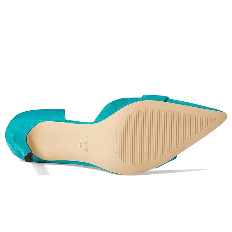 ナインウエスト Nine West Finite レディース ヒール パンプス Bright Teal Suede｜orange-orange｜03