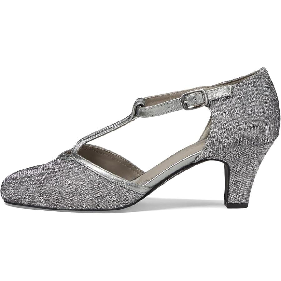 David Tate Fantastic レディース ヒール パンプス Pewter_3