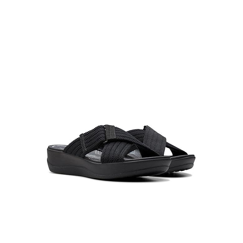 Clarks（クラークス） Clarks Arla Wave レディース サンダル Black