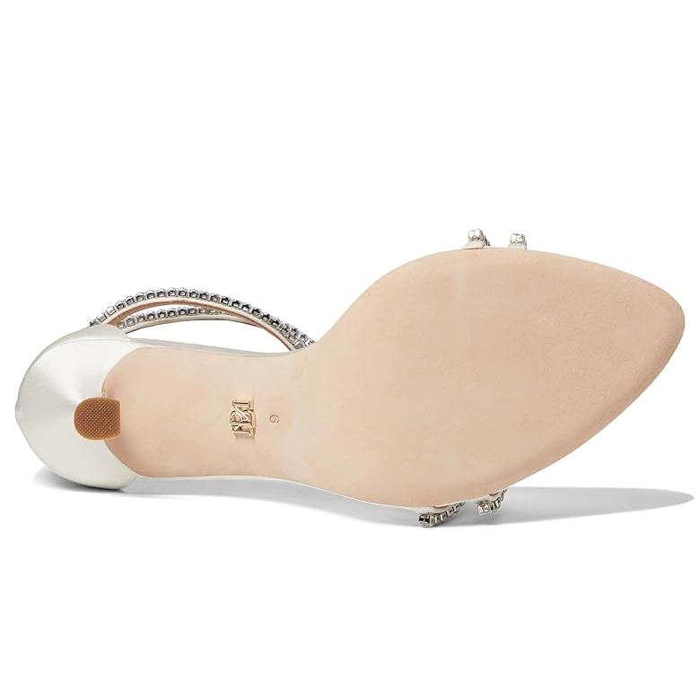 バッジェリー ミシュカ Badgley Mischka Logan レディース ヒール パンプス Soft White_2