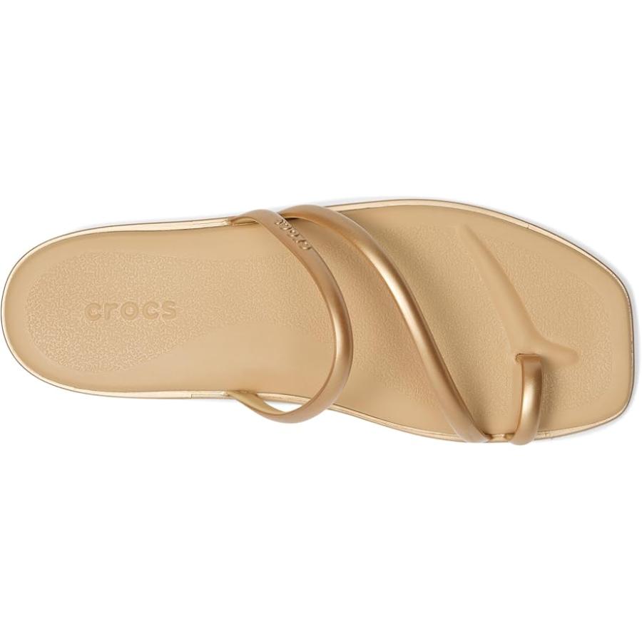 激レア  TOALO9 トアロ クロッグサンダル ブラック×ゴールド crocs（クロックス） Miami Toe Loop サンダル レディース サンダル