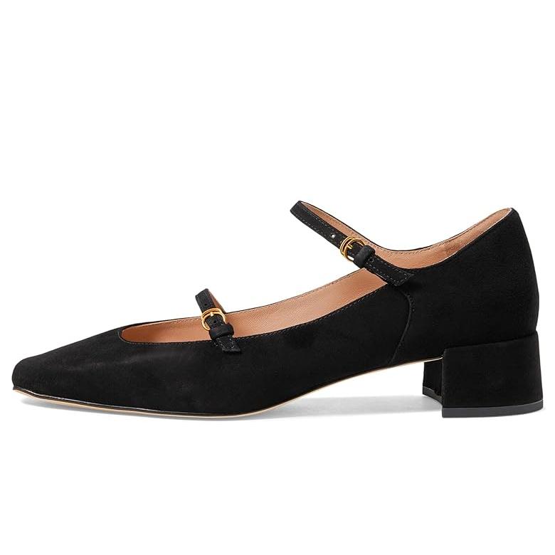 コールハーン Cole Haan Paxton Maryjane Pump レディース ヒール パンプス Black Suede_3