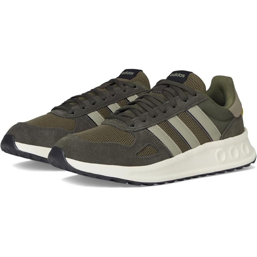 (取寄) アディダス ランニング メンズ ラン 84 adidas Running men Run 84 Olive Strata/Silver Pebble/Black adidas（アディダス） adidas Run 84 メンズ スニーカー Olive Strata