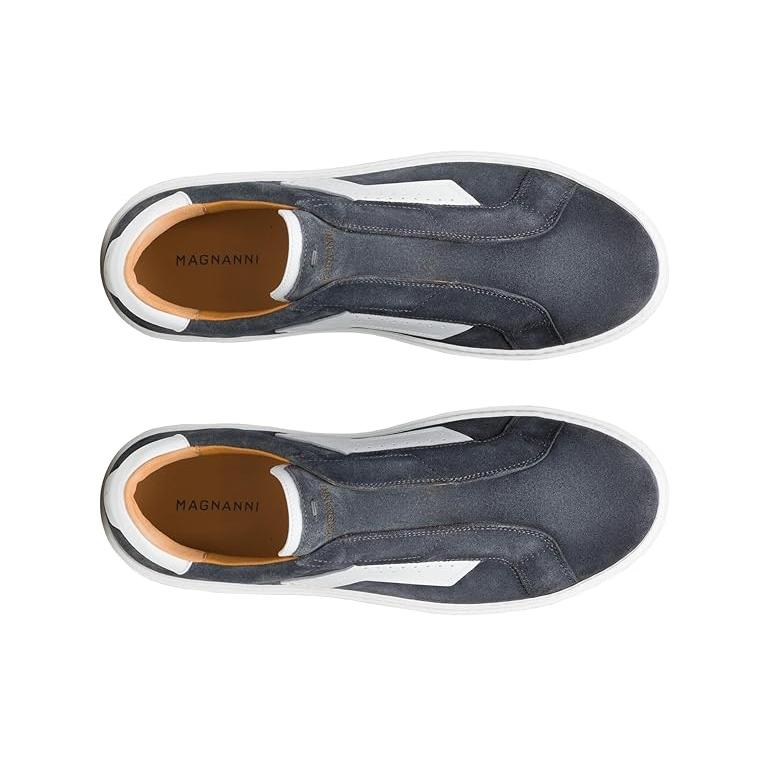 マグナーニ Magnanni Phoenix Slip メンズ スニーカー Indigo Suedeの画像