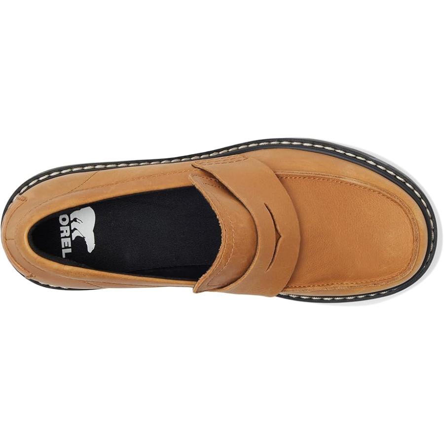 ソレル SOREL Joan Now City Loafer レディース ローファー Canyon Gold/Black_1