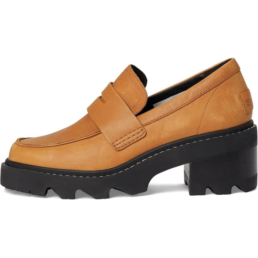 ソレル SOREL Joan Now City Loafer レディース ローファー Canyon Gold/Black_3