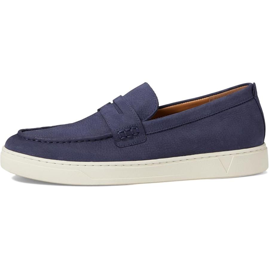 vionic VIONIC Thompson Slip-ons メンズ ローファー Navy Blue レザー_3