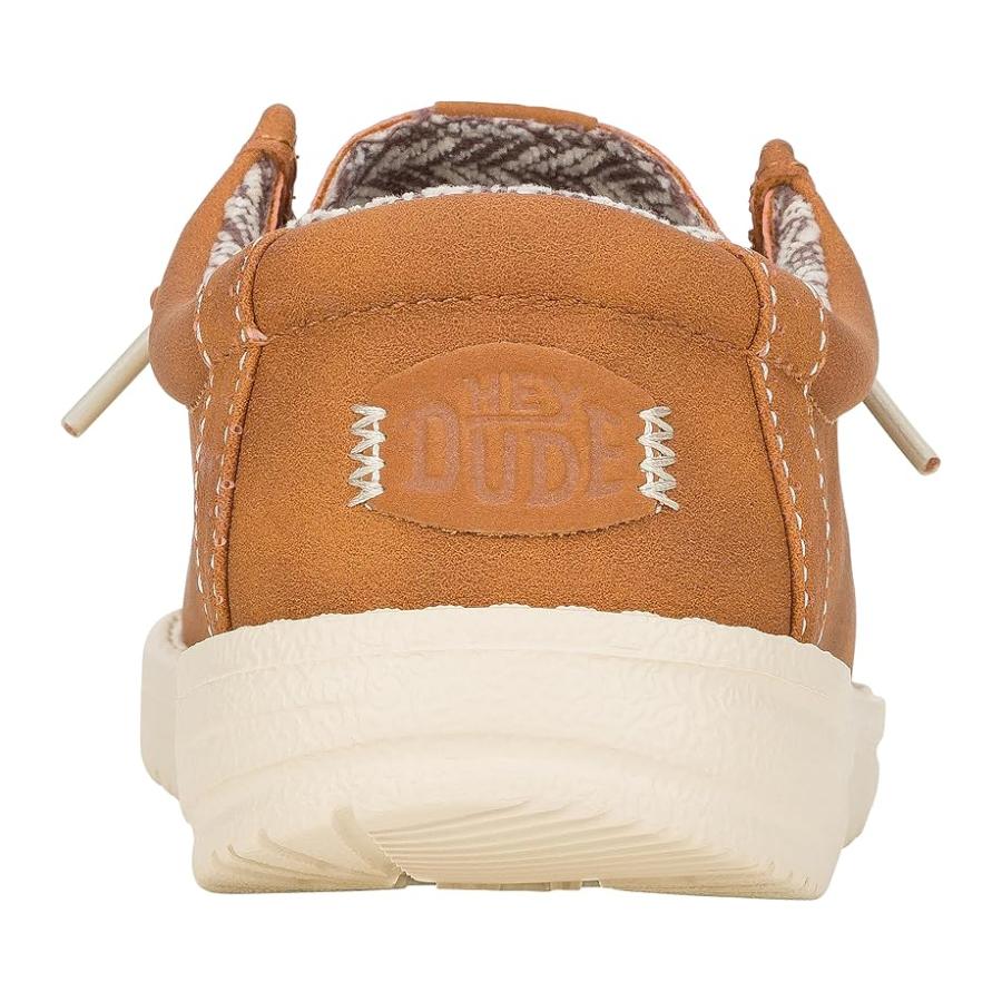 Hey Dude Kids  Wally クラシック (Little Kid/Big Kid) キッズ・ジュニア Loafers Tan_3