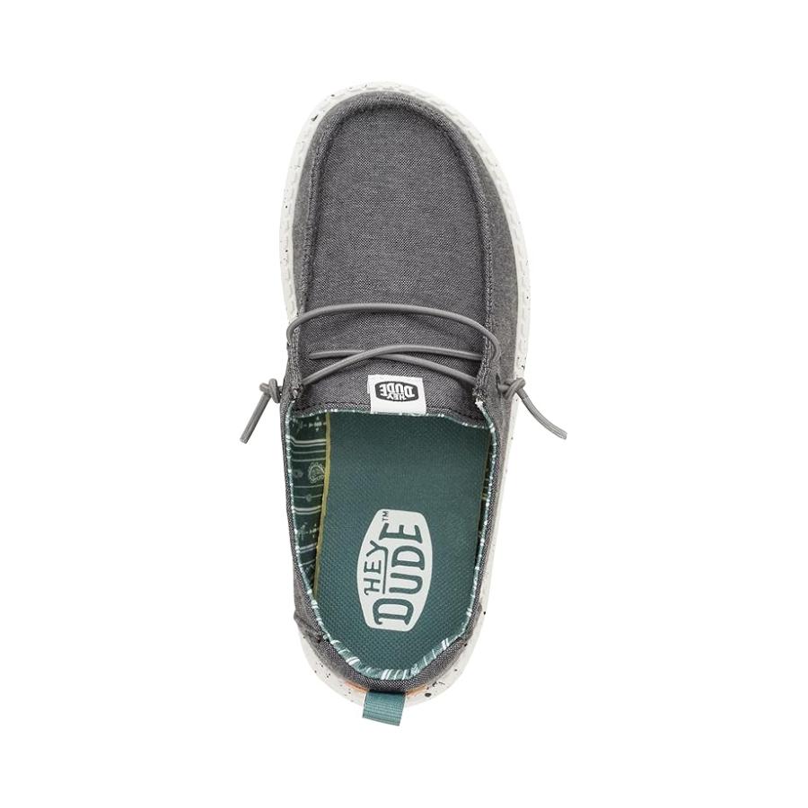 Hey Dude Kids Wendy Chambray (Little Kid/Big Kid) キッズ・ジュニア sneakers & athl_1