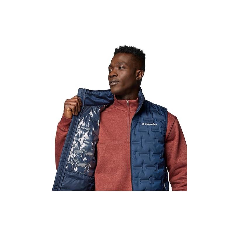 コロンビア Columbia Delta Ridge II Down Vest メンズ コート アウター Collegiate Navy_4