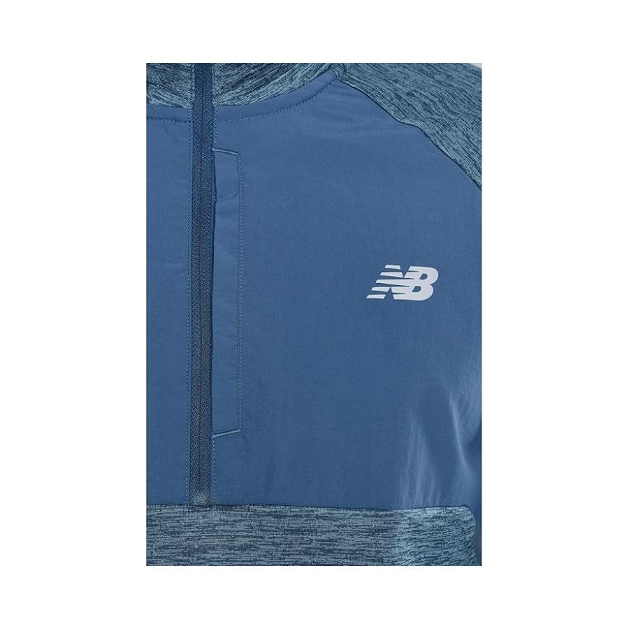 ニューバランス New Balance Athletics Heat Grid 1/2 ジップ メンズ パーカー スウェット Dark Shoreli_4