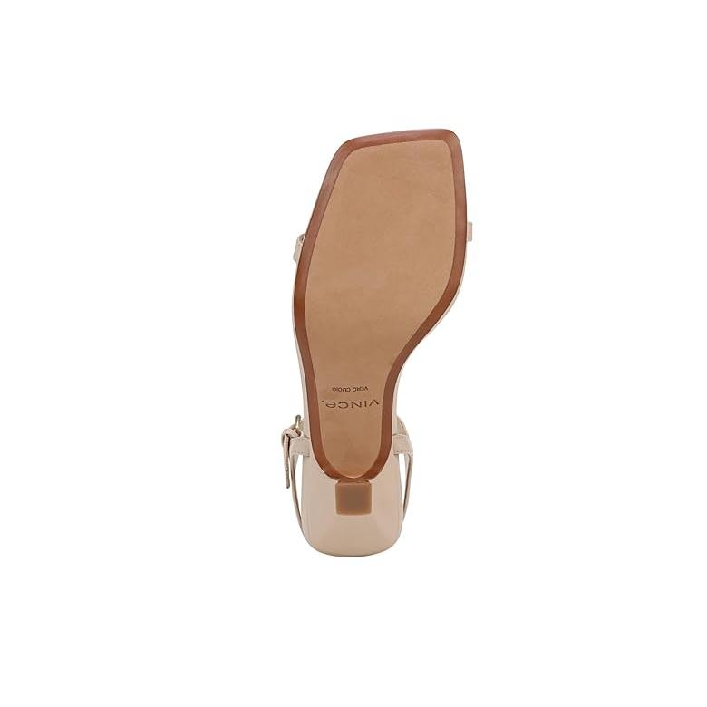 ヴィンス Vince Coco Square Toe Heeled Sandals レディース ヒール パンプス Birch Sand レザー_2