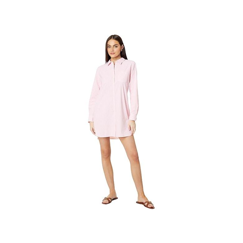 ヴィニヤードヴァインズ Vineyard Vines Harbor Popover Shirt Dress レディース Dresses White C_3