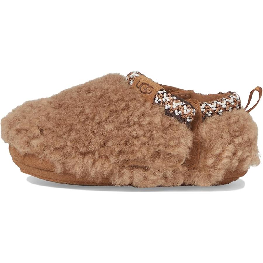 アグオーストラリア UGG Kids Baby タスマン マックスi Curly (Infant) キッズ・ジュニア Slippers Chestnuの画像