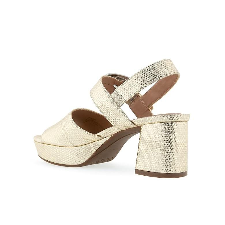 エアロソールス Aerosoles Chamber レディース ヒール パンプス Soft Gold キャンバス_3