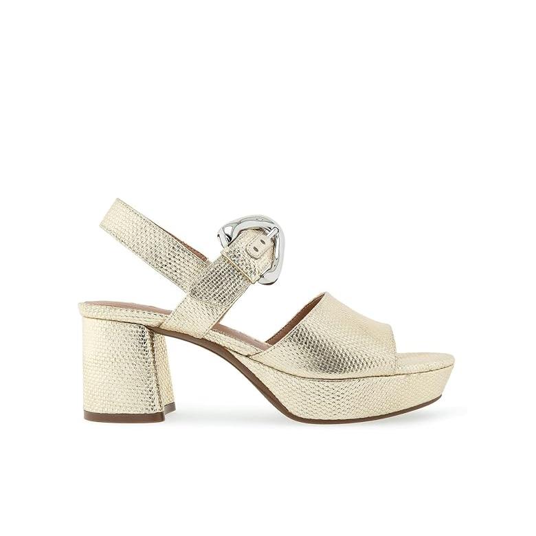 エアロソールス Aerosoles Chamber レディース ヒール パンプス Soft Gold キャンバス_4
