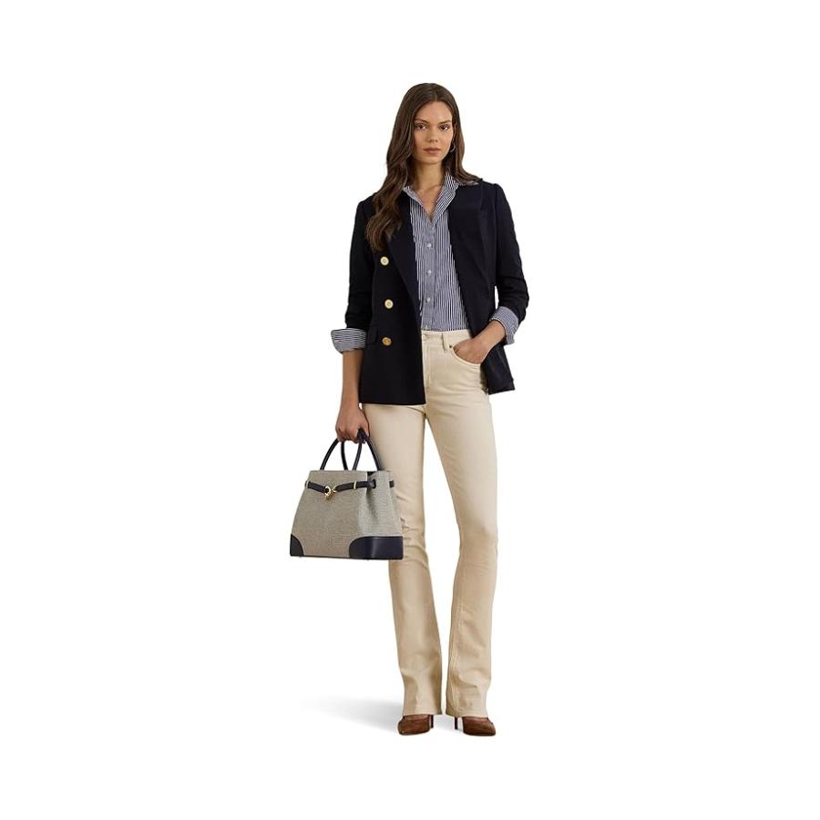 ラルフ・ローレン Lauren Ralph Lauren リラックスフィット Striped Broadcloth Shirt レディース シャツ ト_3