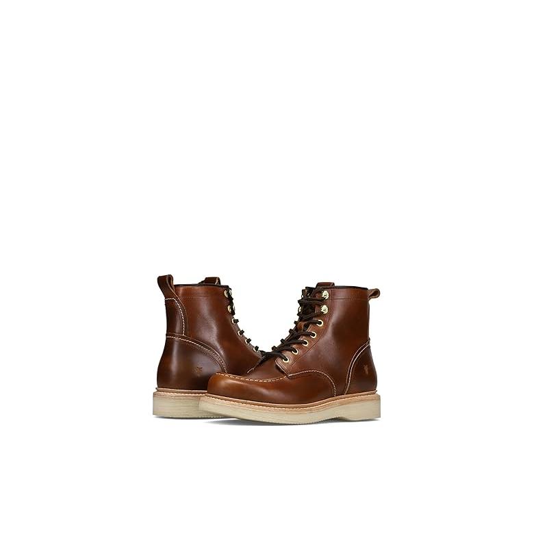 Frye（フライ） Frye Hudson Workboot ウェッジ メンズ ブーツ Saddle