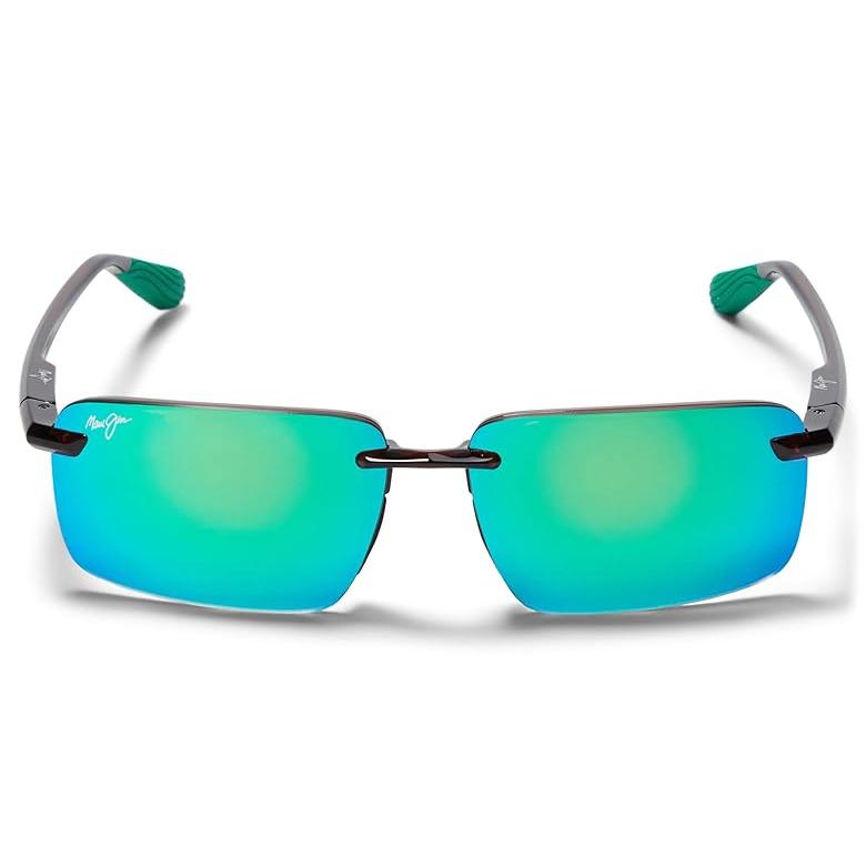 マウイジム Maui Jim Laulima AF メンズ サングラス Shiny Trans Brown 